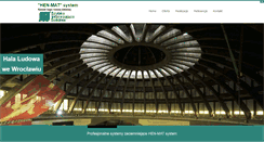 Desktop Screenshot of hen-mat.com.pl