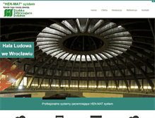 Tablet Screenshot of hen-mat.com.pl